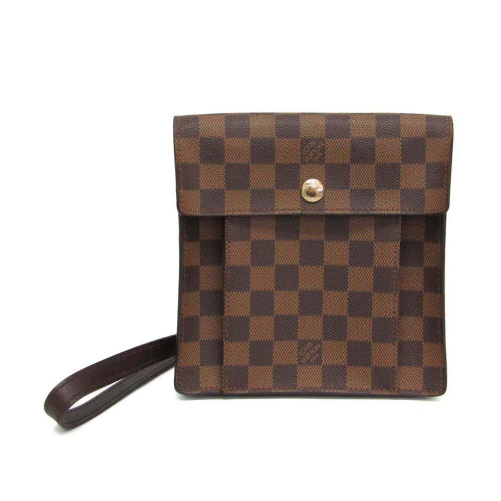 Louis Vuitton Damier Pimlico N45272 Women's Pochette,Shoulder Bag Ebene